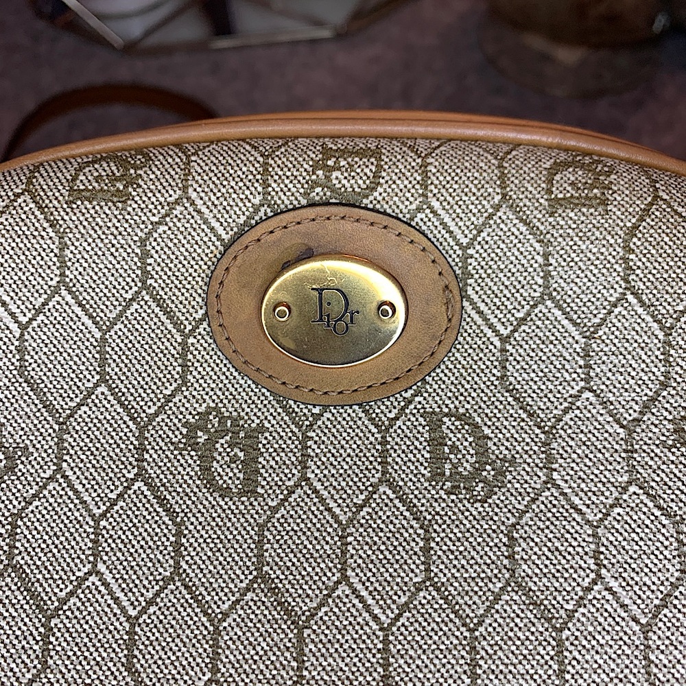 Christian Dior Honeycomb Shoulder Bag vintage PVC - Picture 5 of 14